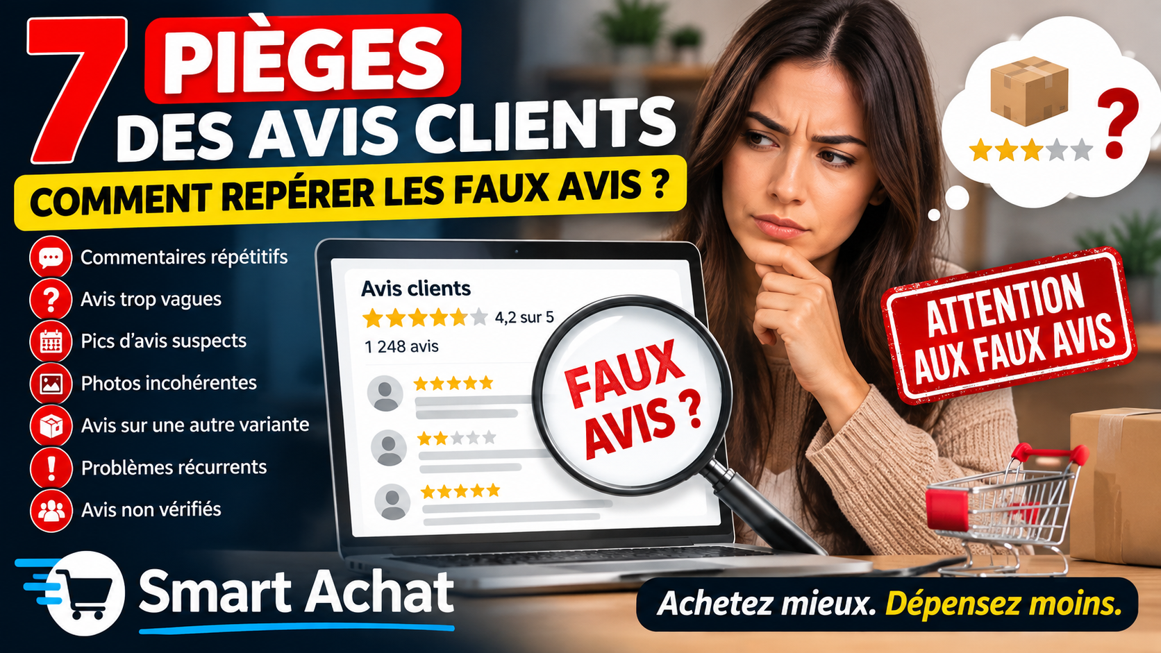 Miniature de la vidéo : 7 pièges des avis clients